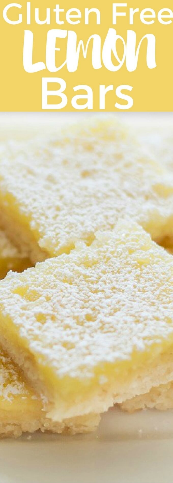 Insanely Delicious Gluten Free Lemon Bars Dairy Free Too!