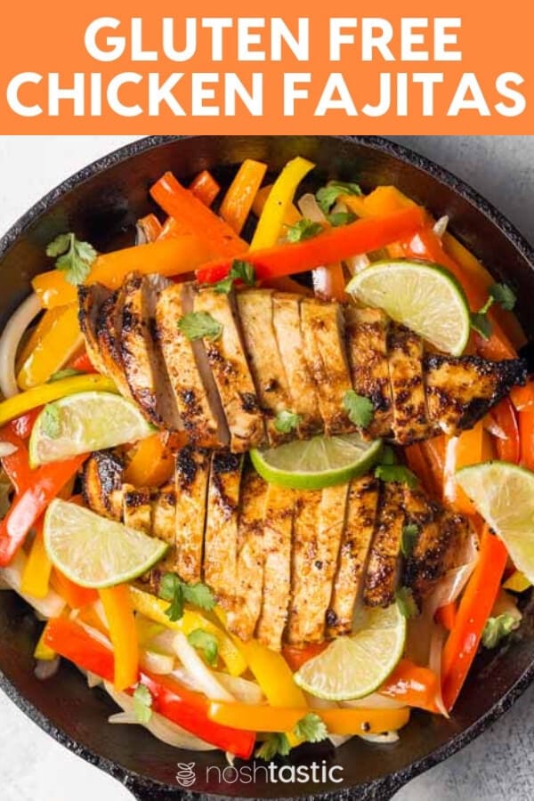 gluten free chicken fajitas