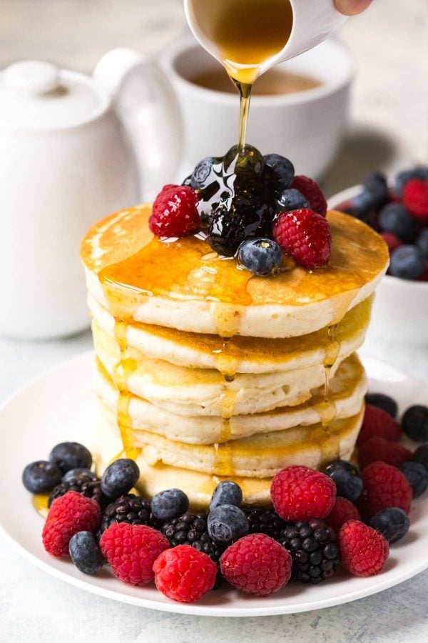 BEST Gluten Free Pancakes Recipe - with dairy free option!