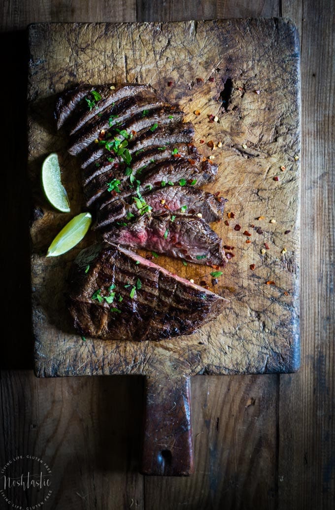 how to grill flat iron steak