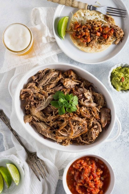 Pressure Cooker Pulled Pork Carnitas  Noshtastic