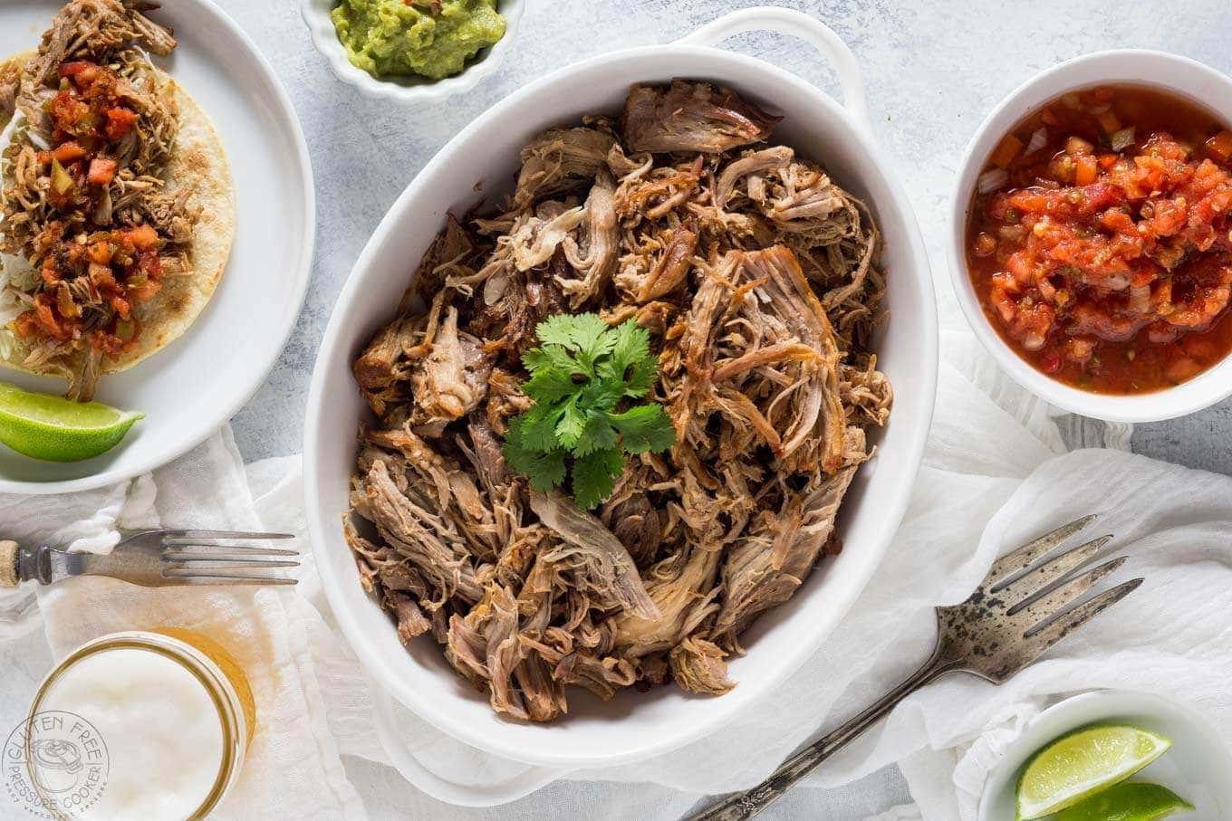 Pressure Cooker Pulled Pork Carnitas  Noshtastic