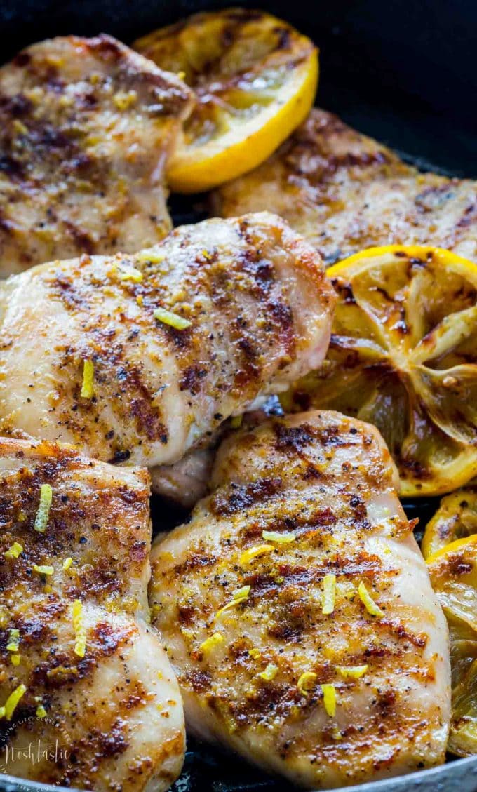 Paleo Lemon Pepper Chicken - W30, Healthy & ZERO carbs!