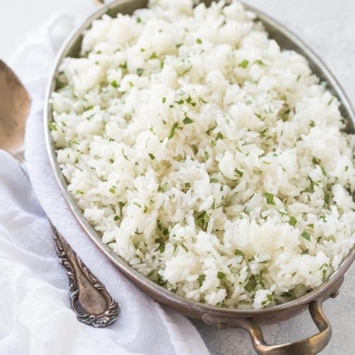 Pressure Cooker Cilantro Lime Rice - Life Currents