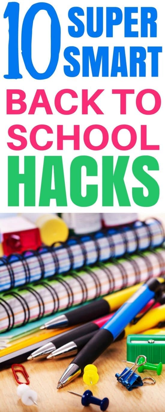 10 Super Smart Back To School Hacks You'll Love! - Noshtastic