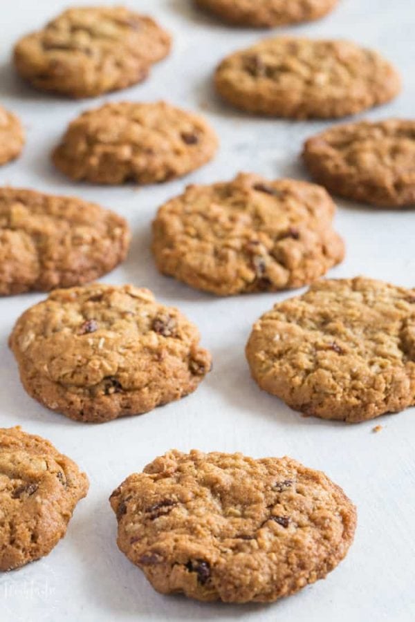 BEST Gluten Free Oatmeal Raisin Cookies