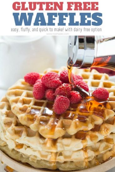 BEST Gluten Free Waffles Recipe - Homemade, from Scratch!