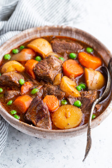 Slow Cooker Beef Stew - Noshtastic