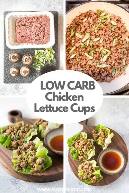 Keto Low Carb Chicken Lettuce Wraps Recipe