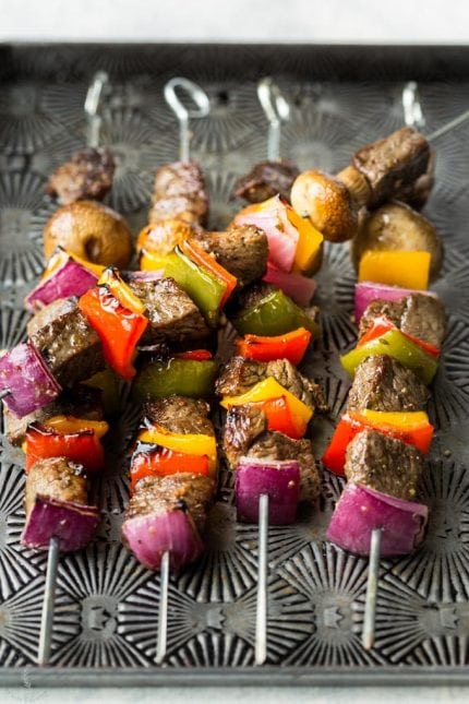 Low Carb Keto Beef Kabobs - Noshtastic