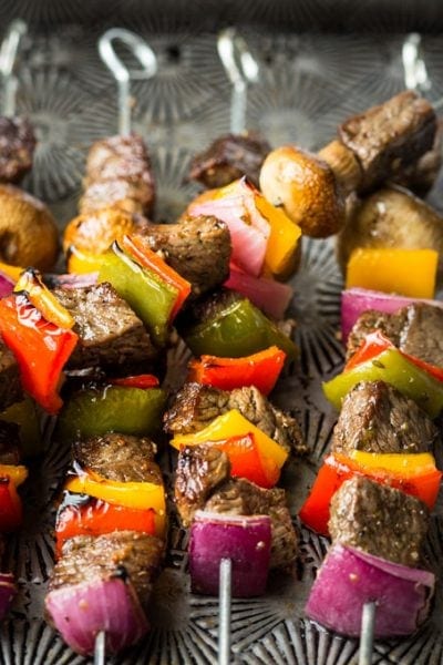 Low Carb Keto Beef Kabobs - Noshtastic