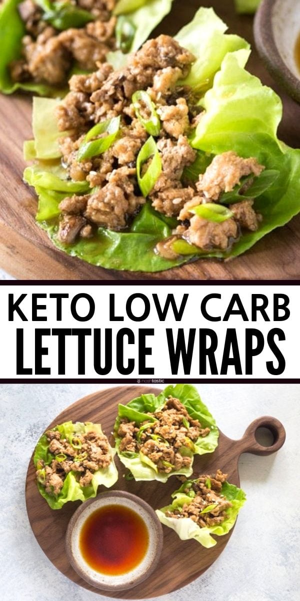 Keto Low Carb Chicken Lettuce Wraps Recipe