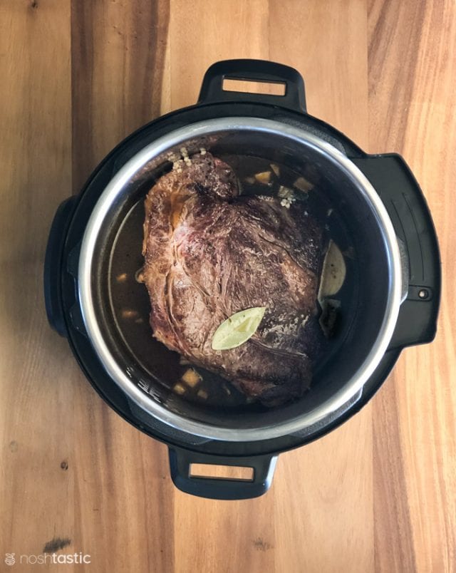 Instant Pot Balsamic Pot Roast - (low carb, keto, paleo, w30)