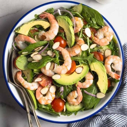 Shrimp Avocado Salad {Low Carb} - FeelGoodFoodie