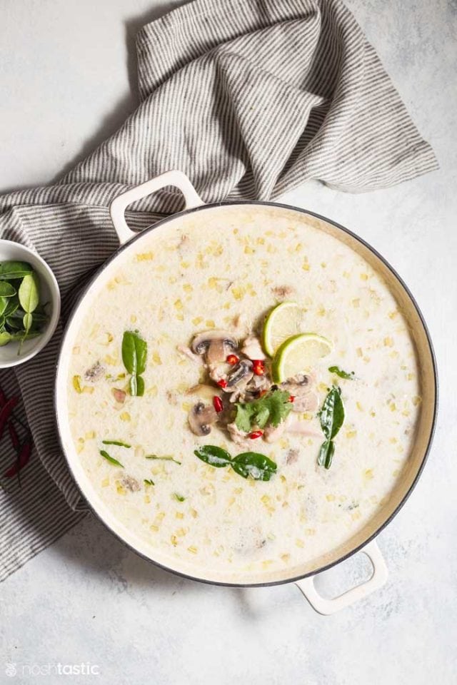 Thai Coconut Chicken Soup (Tom Kha Gai)