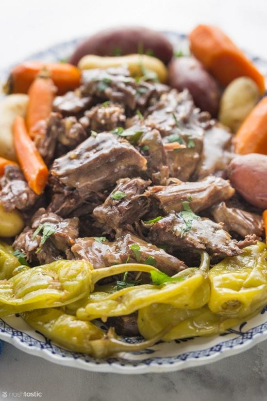 BEST Instant Pot Mississippi Pot Roast - (gluten free, paleo, w30)