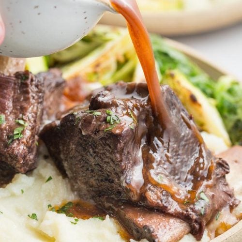 Instant Pot Short Ribs In Red Wine Sauce Keto Paleo Option