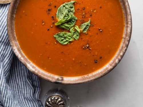 Instant Pot Tomato Basil Soup