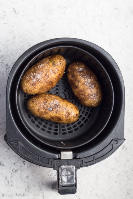 Air Fryer Baked Potato - Quick & Easy! - Noshtastic