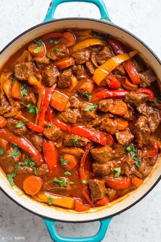 Hungarian Goulash - Noshtastic