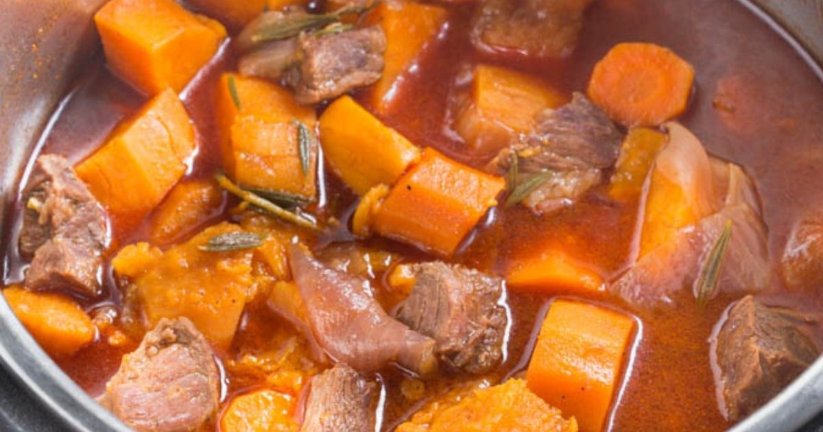 Sweet potato beef stew instant online pot