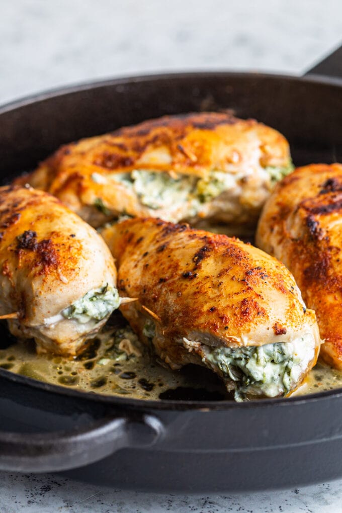 Low Carb Stuffed Chicken - (keto, gluten free)